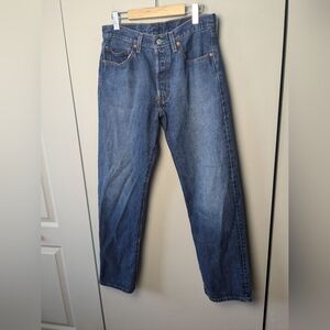 LEVI'S 501 Men Jeans Vintage Size 33x32 100% Cotton Straight Leg